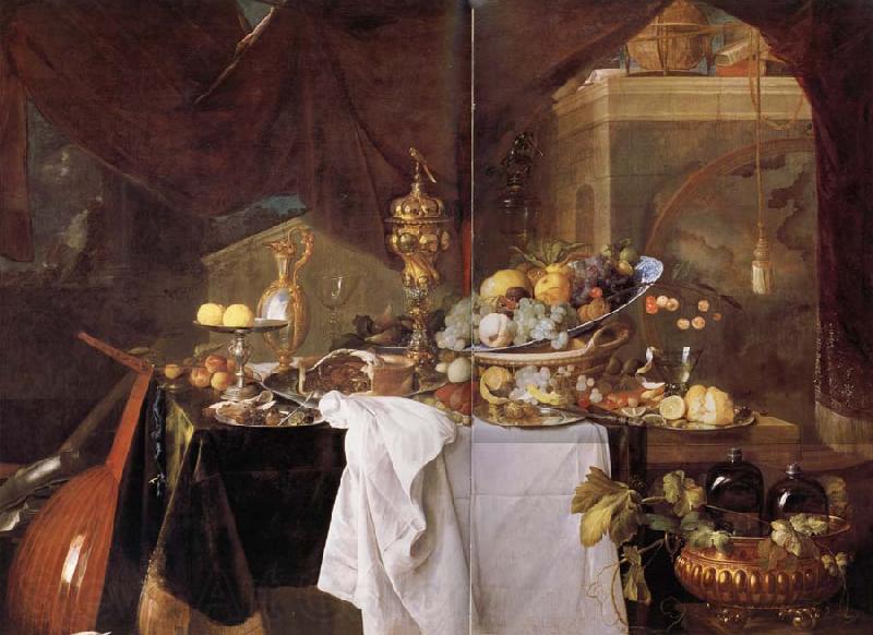 Jan Davidsz. de Heem Fruits et vaisselle:un dessert